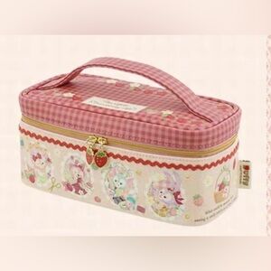 Tokyo Disney Strawberry valentines make up bag